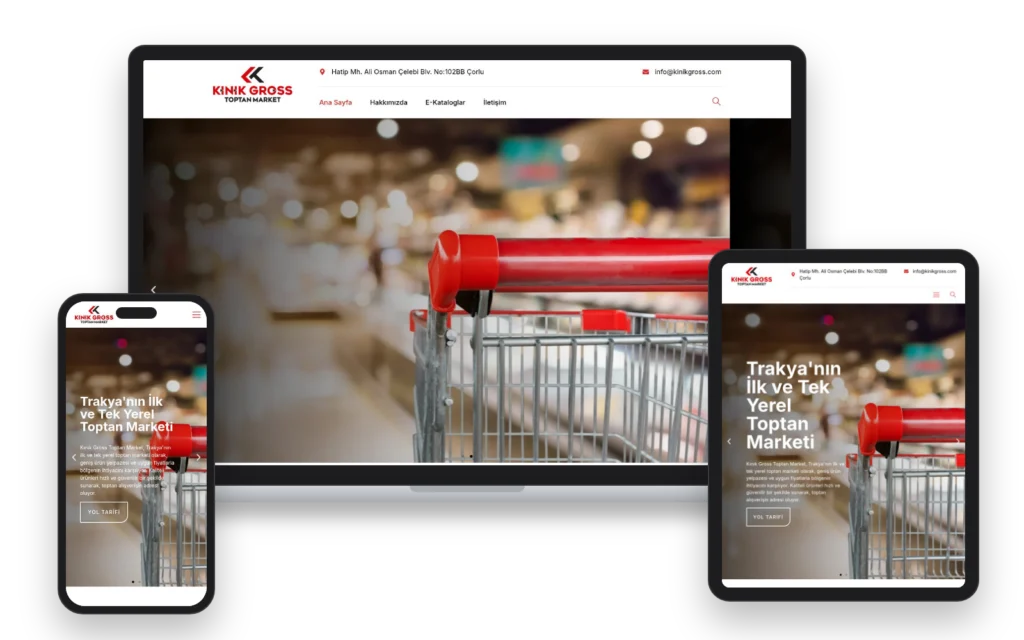 Kınık Gross Toptan Market — masaüstü, tablet ve mobil görünüm